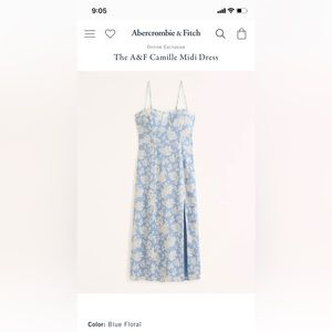 Abercrombie and Fitch Midi Dress (SP)